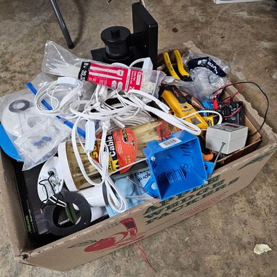 Assorted Electrical Tools & Components (G-JS)