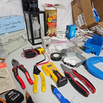 Assorted Electrical Tools & Components (G-JS)