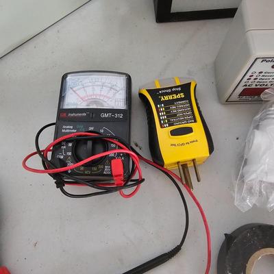Assorted Electrical Tools & Components (G-JS)