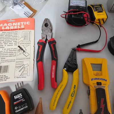 Assorted Electrical Tools & Components (G-JS)