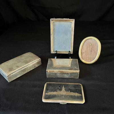 Sterling Silver Alex & Co Cigarette Case, Kohler Box & More (D-RG)