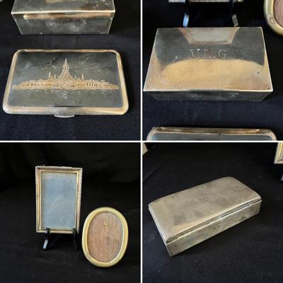 Sterling Silver Alex & Co Cigarette Case, Kohler Box & More (D-RG)