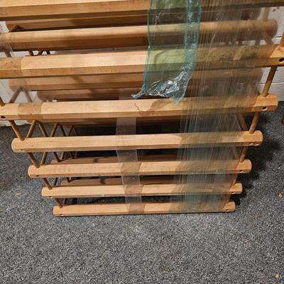 Set of Five Wooden Wine Racks (BS-JS)