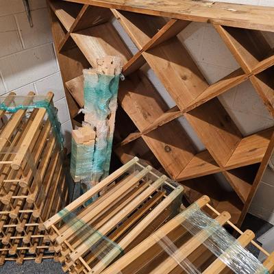 Set of Five Wooden Wine Racks (BS-JS)