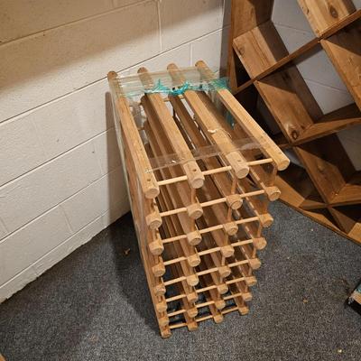 Set of Five Wooden Wine Racks (BS-JS)