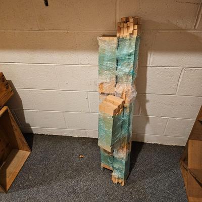 Set of Five Wooden Wine Racks (BS-JS)