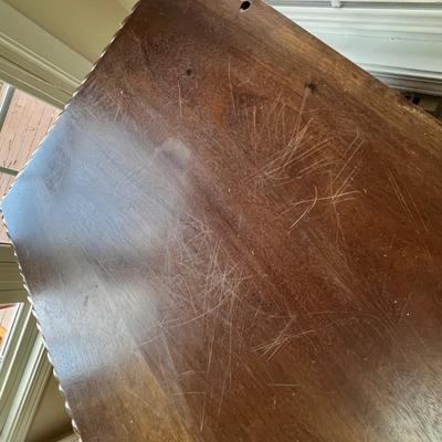 Chippendale Style Bow Front Sideboard W/ Claw Feet (D-RG)