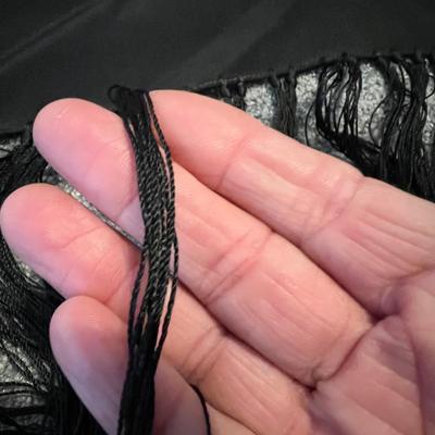 Embroidered Silk Piano Shawl (D-RG)