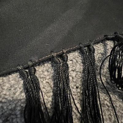 Embroidered Silk Piano Shawl (D-RG)