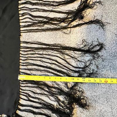 Embroidered Silk Piano Shawl (D-RG)