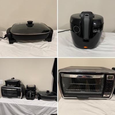 Oster Toaster Oven, Two Electric Skillets, Cool Daddy Fryer & More (BK-MG)