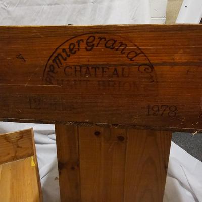 Five Wooden Wine Shipping Boxes (BS-JS)