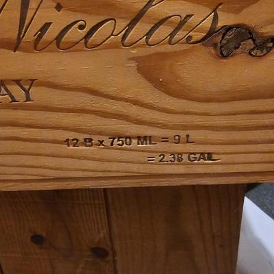 Five Wooden Wine Shipping Boxes (BS-JS)