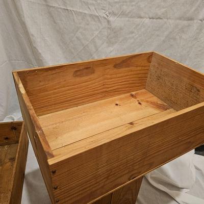 Five Wooden Wine Shipping Boxes (BS-JS)