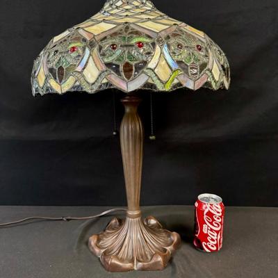 Tiffany Style Stained Glass Table Lamp