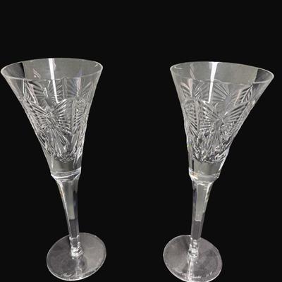 Sale Photo Thumbnail #30: This assortment includes Peace, Happiness, Love, Health & Prosperity.  Original boxes may have age related wear.  Flutes are all intact without chips.  [CS]