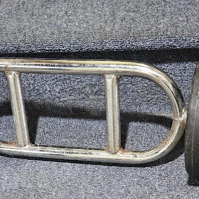 Barbell and 40 lbs steel plates