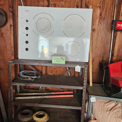 Stovetop flat ceramic stovetop w/dials