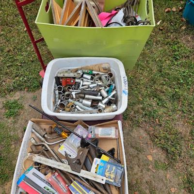Miscellaneous tools & wire lot