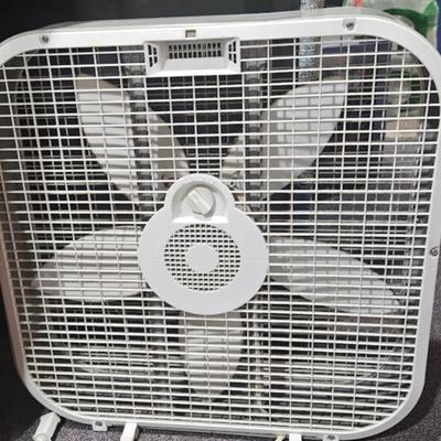 16" oscillating fan & 16" box fan
