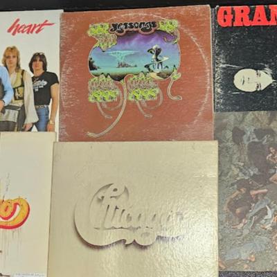 Chicago Big Collector's Set (6 LP's), Heart, Yes, Grand Funk