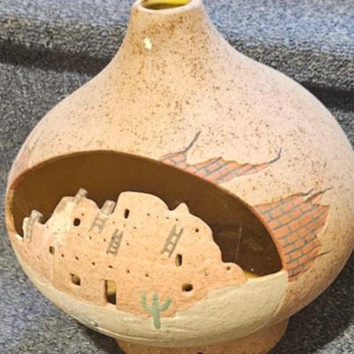 Pueblo sculpture light (light needs new cord)