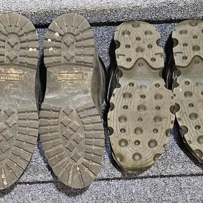 Mens size 9.5 Boot & Steel Toe Work Shoe Lot - Timberlands