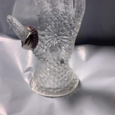 Sterling Silver Ring with Rubies