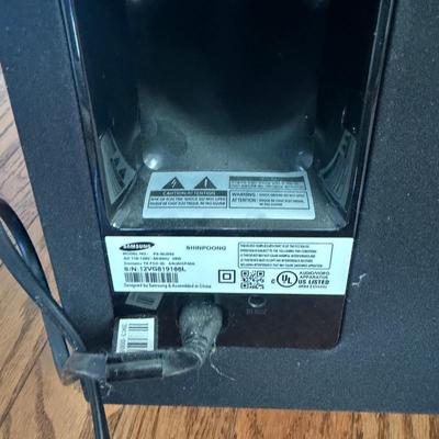 Samsung 60” Smart TV With Soundbar & Subwoofer (D-MG)