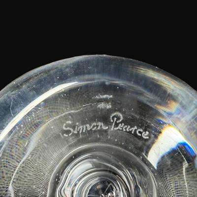 Sale Photo Thumbnail #81: Includes Joe St. Clair, Maytum Studio signed art glass, and Simon Pearce signed paperweights. Total of three pieces. [CS]