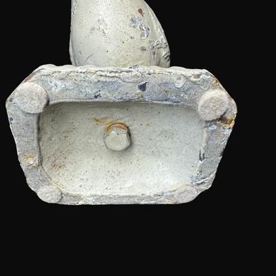 Sale Photo Thumbnail #87: This assortment includes a cast iron sheep bank and cast iron bird doorstop/paperweight.  Tallest is 6".  Age related wear and paint loss.  [CS]