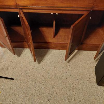 Sale Photo Thumbnail #6: A very nice vintage stereo cabinet. the electronics are included but are not working