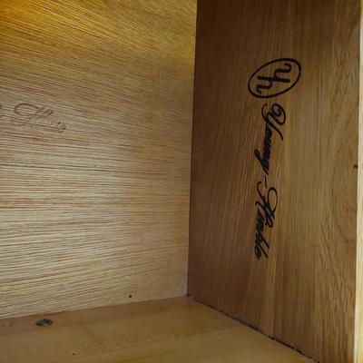 Sale Photo Thumbnail #11: A very nice vintage dresser with mirror wibe posting dimensions are 33" tall 67" tall with mirror  60" long and 17" deep.