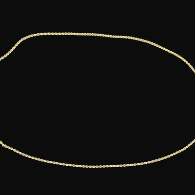 Sale Photo Thumbnail #106: **WIRE TRANSFER IS REQUIRED IF SHIPPED.** [1.51g] This piece does need repair or jump ring addition. The clasp is intact, though it will not close with opposing end. **ALL PRECIOUS METALS SALES ARE FINAL. NO REFUNDS WILL BE GIVEN FOR ANY REASON.** [KB]