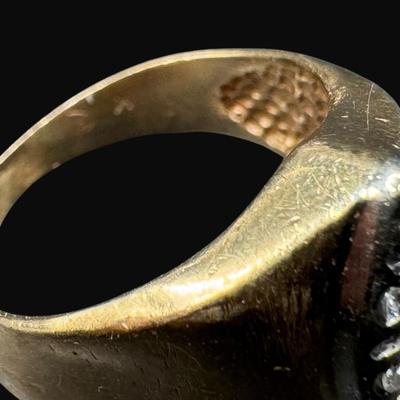 Sale Photo Thumbnail #111: **WIRE TRANSFER IS REQUIRED IF SHIPPED.** [3.94g] This diamond cluster ring features eight prong-set diamonds, each approximately .10 carat. Gold content confirmed using Niton XRF precious metals analyzer. **ALL PRECIOUS METALS SALES ARE FINAL. NO REFUNDS