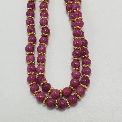 Beaded Necklaces-Sterling, Les Bernard and More (ST-KD)