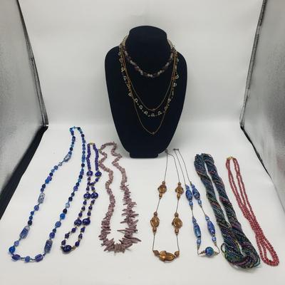 Beaded Necklaces-Sterling, Les Bernard and More (ST-KD)