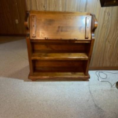 Sale Photo Thumbnail #20: A very unique drop leaf desk. Dimensions are 43" Tall 36" wide & 23" deep