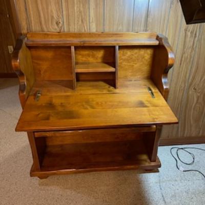 Sale Photo Thumbnail #19: A very unique drop leaf desk. Dimensions are 43" Tall 36" wide & 23" deep