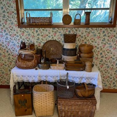Sale Photo Thumbnail #24: You get all the baskets pictured. A very nice selection just in time for the holidays.