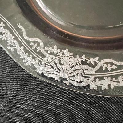 Fostoria Pink & Green Stemmed Glasses Plus More (LR-RG)