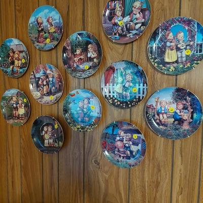 Sale Photo Thumbnail #35: so many different collector plates most with COA in original box