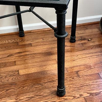 Matching Beveled Glass Top Coffee & Side Table (D-RG)