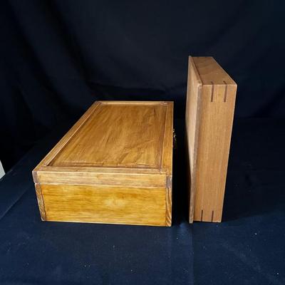 Seven Hand Made Wooden Boxes (D-RG)