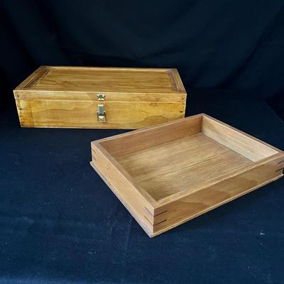 Seven Hand Made Wooden Boxes (D-RG)