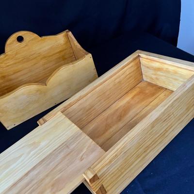 Seven Hand Made Wooden Boxes (D-RG)