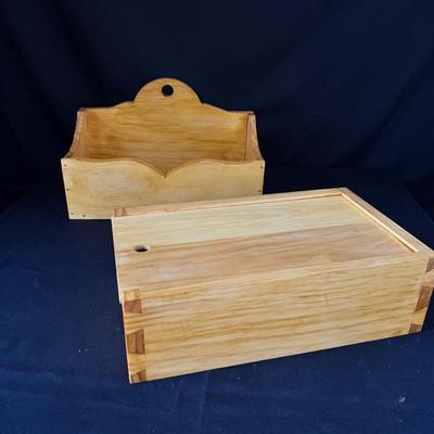 Seven Hand Made Wooden Boxes (D-RG)