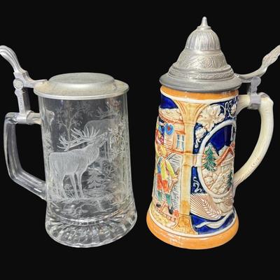 Sale Photo Thumbnail #148: Made in Germany and West Germany. Total of seven pieces. Age related wear. Measurement of largest: 11.5"H. [JP]