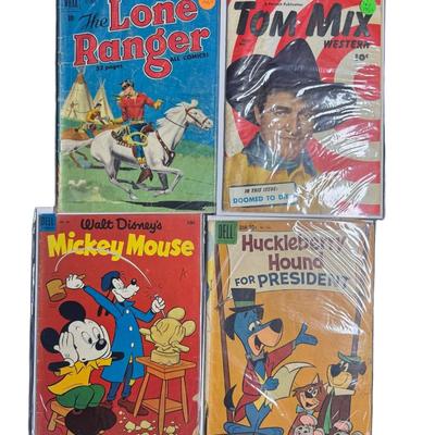 Sale Photo Thumbnail #154: Includes Disney, Marvel, Roy Rogers, and more. Total of ten pieces. Some are dated from the 1950s. [JP]