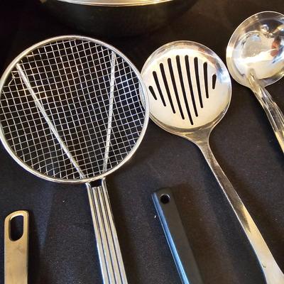 Kitchen Stainless & Glass Utensils, Bowls, Racks & More (K-JS)